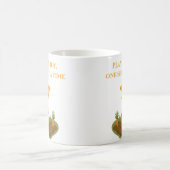 Gartenfreude Gänse Slogan Kaffeetasse (Mittel)