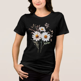 Gartenfreude-Sträußchen aus Gänseblümchen T-Shirt Tri-Blend Shirt