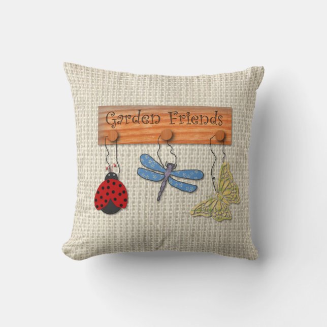 Gartenfreunde Kissen (Vorderseite)