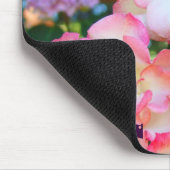 Gartenfreunde! Mousepad Pink White Rose Garden (Ecke)