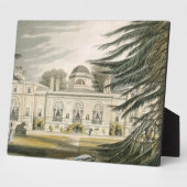 Gartenfront des Chiswick House (Farbgravur) Fotoplatte (Seite)