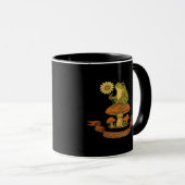 Gartenfrosch der Feeerie Cottagecore Tasse (VorderseiteRechts)