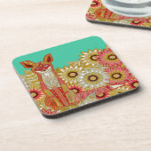 Gartenfuchs Untersetzer (Linke Seite)