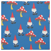 Gartengarnele und Pilze Niedlichen Cartoon Stoff (Muster)