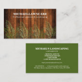 Gartengarten berufliche Landschaft Visitenkarte (Vorne/Hinten)