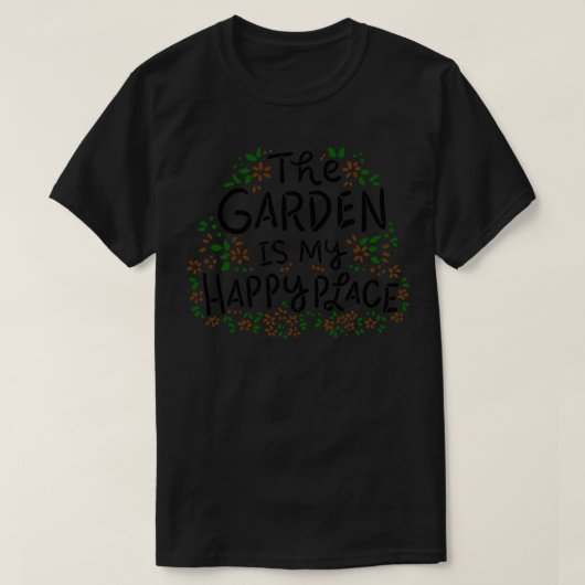 Gartengarten Blume 1 T-Shirt (Design vorne)