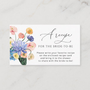 Gartengarten Blume Bitte bringen Sie ein Rezept mi Begleitkarte