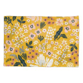 Gartengarten Blume: Gelber Vintager Charme. Kissenbezug (Rückseite)