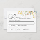 Gartengarten Blume Hochzeitskarte RSVP Karte (Vorderseite)