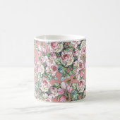 Gartengarten Blume Rose mit Tulpen im Wasser bemal Kaffeetasse (Mittel)