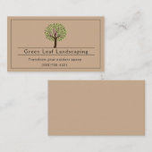 Gartengarten Brawn Landscaping Service Visitenkarte (Vorne/Hinten)