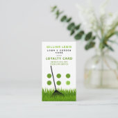 Gartengarten Gartengarten Moderne Rassentrale Loya Visitenkarte (Stehend Vorderseite)