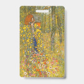 Gartengarten Gustav Klimt mit Crucifix Ausweis (Rückseite)