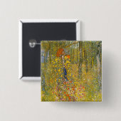 Gartengarten Gustav Klimt mit Crucifix Button (Vorne & Hinten)