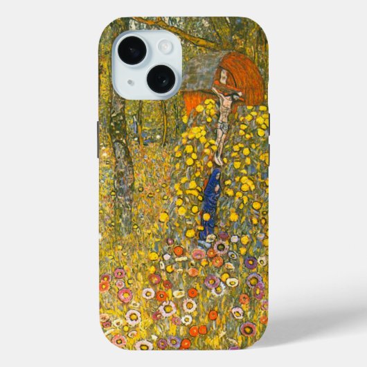 Gartengarten Gustav Klimt mit Crucifix Case-Mate iPhone Hülle (Rückseite)
