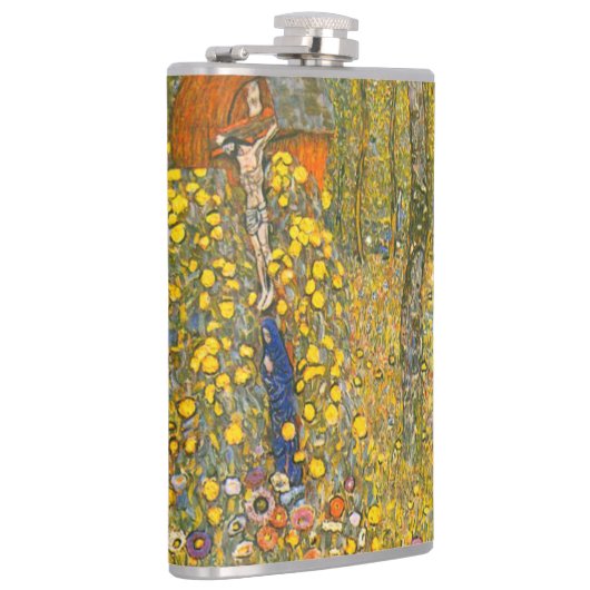 Gartengarten Gustav Klimt mit Crucifix Flachmann (Rechts)