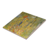 Gartengarten Gustav Klimt mit Crucifix Fliese (Seite)