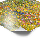 Gartengarten Gustav Klimt mit Crucifix Fotodruck (Ecke)