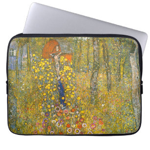 Gartengarten Gustav Klimt mit Crucifix Laptopschutzhülle