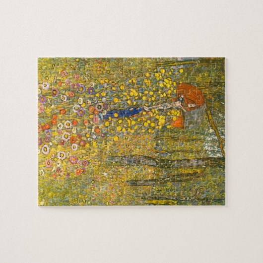 Gartengarten Gustav Klimt mit Crucifix Puzzle (Horizontal)