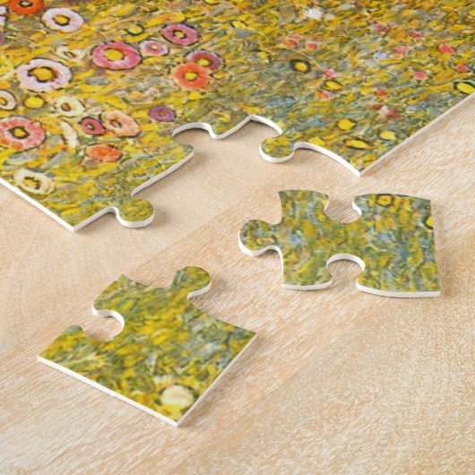 Gartengarten Gustav Klimt mit Crucifix Puzzle (Seite)