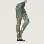 Gartengarten Gustav Klimt mit Sonnenblumen Gallery Leggings (Rechts)