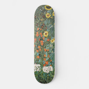 Gartengarten Gustav Klimt mit Sonnenblumen Gallery Skateboard