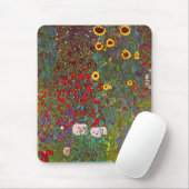 Gartengarten Gustav Klimt mit Sonnenblumenmousepad Mousepad (Mit Mouse)