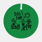 Gartengarten Keramik Ornament Aus Glas (Rückseite)