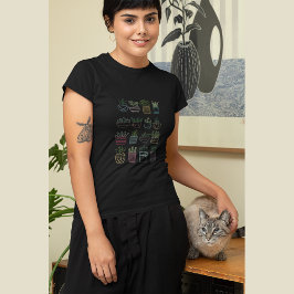 Gartengarten Party mit Töpfen und Blume T-Shirt