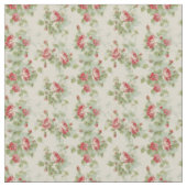 Gartengarten Rose Reben Shabby Chic Stoff (Nahaufnahme)