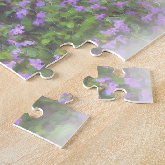 Gartengarten Wasserfarben Malerei Puzzle (Seite)