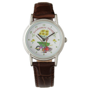 Gartengartenbau Armbanduhr