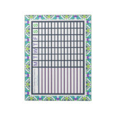 Gartengartenbauplaner Notizblock (Rotiert)