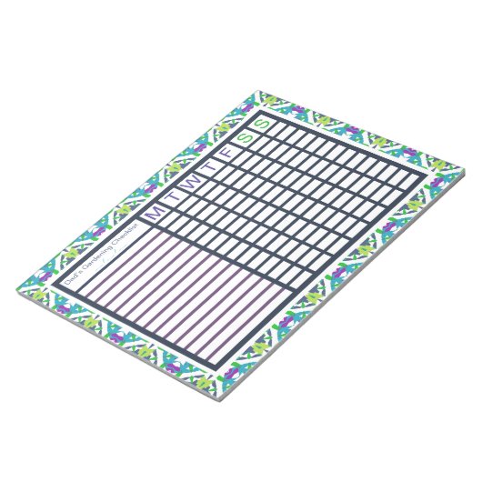 Gartengartenbauplaner Notizblock (angewinkelt)