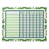 Gartengartenbauplaner Notizblock (Vorderseite)