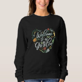 Gartengartengarten Pflanze Gartengartengartenbau n Sweatshirt (Vorderseite)