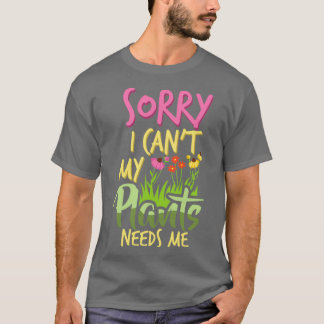 Gartengartengärten Pflanze Naturschutz brauchen mi T-Shirt
