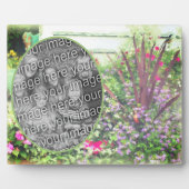 Gartengartenmalerei im Garten hinzufügen Foto Fotoplatte (Vorderseite)