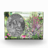 Gartengartenmalerei im Garten hinzufügen Fotoblock (Vorderseite)
