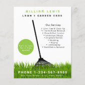 Gartengartenpflege Landschaften Landschaft Moderne Flyer (Vorne)