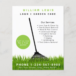 Gartengartenpflege Landschaften Landschaft Moderne Flyer