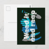 Gartengartenpuppe abwischen postkarte (Vorne/Hinten)