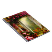 Gartengartentor Rose Notizblock (Rechte Seite)