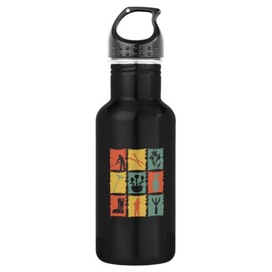 Gartengartenwerkzeug Edelstahlflasche (Vorderseite)