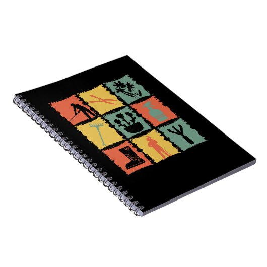 Gartengartenwerkzeug Notizblock (Rechte Seite)