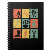 Gartengartenwerkzeug Notizblock (Vorderseite)