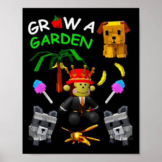 Gartengärtner Candy Blossom Frucht Palm Monke Poster (Vorne)