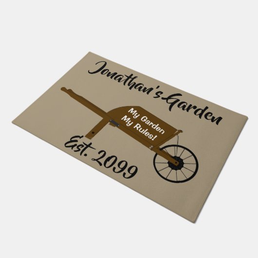 Gartengärtnerlandschaften Fußmatte (Schrägansicht)