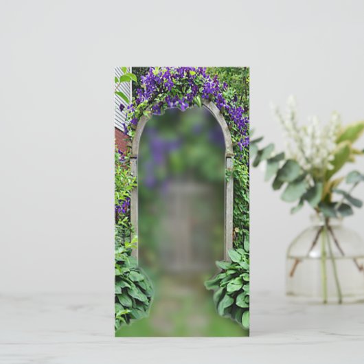 GARTENGASEINLADUNG (Stehend Vorderseite)